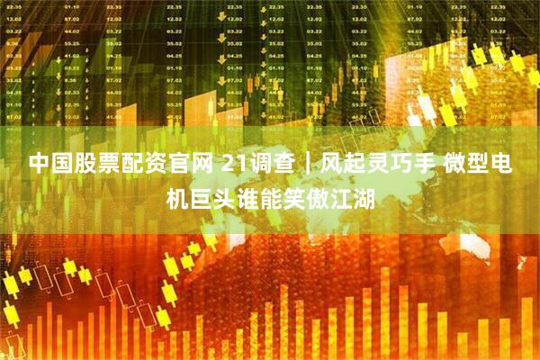 中国股票配资官网 21调查｜风起灵巧手 微型电机巨头谁能笑傲江湖